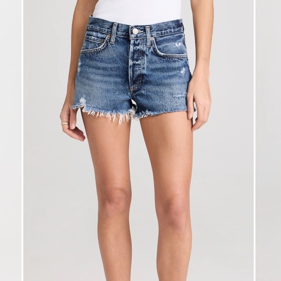 NWT AGOLDE Parker Vintage Cut Off Shorts - Picture 2 of 7